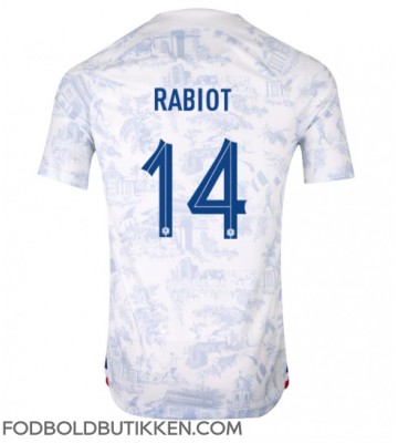 Frankrig Adrien Rabiot #14 Udebanetrøje VM 2022 Kortærmet